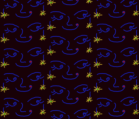 Night Life fabric by anniedeb on Spoonflower - custom fabric