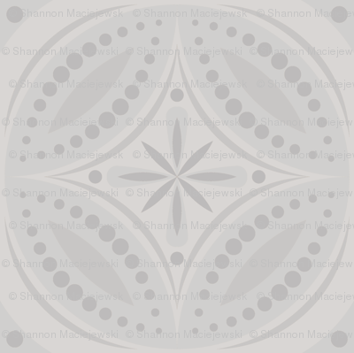 Moroccan Tiles (Pale Cool Gray)