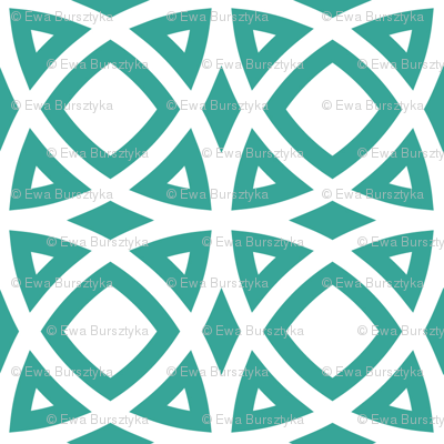 circles teal