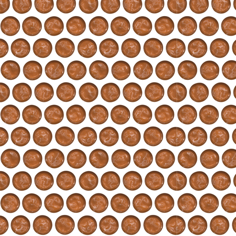 Toffee Buttons fabric by animotaxis on Spoonflower - custom fabric