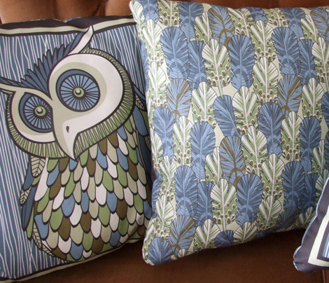 owl cushions