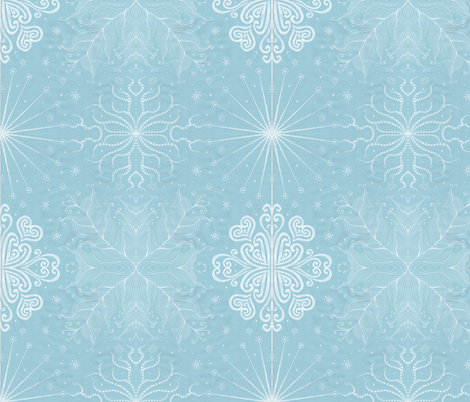 Kayi, Sky, Medium fabric by katiame on Spoonflower - custom fabric
