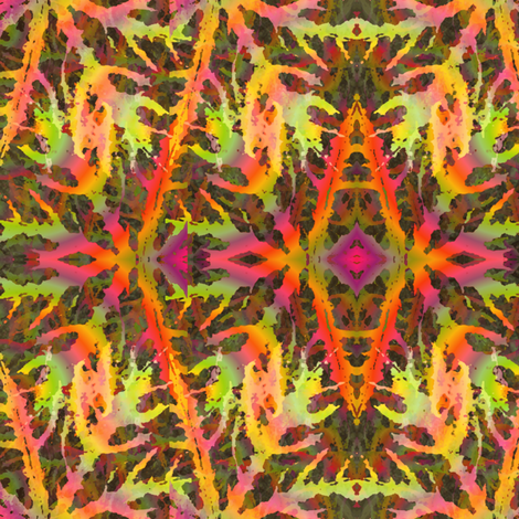 leaves large fabric by y-knot_designs on Spoonflower - custom fabric