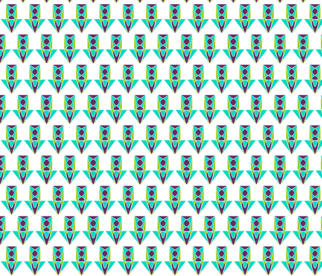 Groovy Down 2 fabric by lisulle on Spoonflower - custom fabric