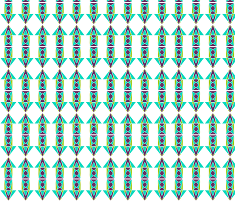 Groovy Down 3 fabric by lisulle on Spoonflower - custom fabric