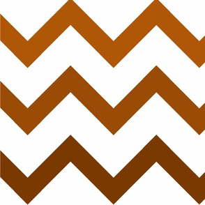 Ombre Orange Chevron Pattern