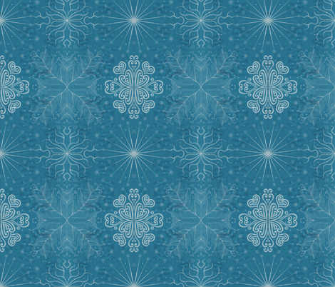 Kayi, Dusk, Small fabric by katiame on Spoonflower - custom fabric