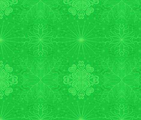 Kayi, Green, Medium fabric by katiame on Spoonflower - custom fabric