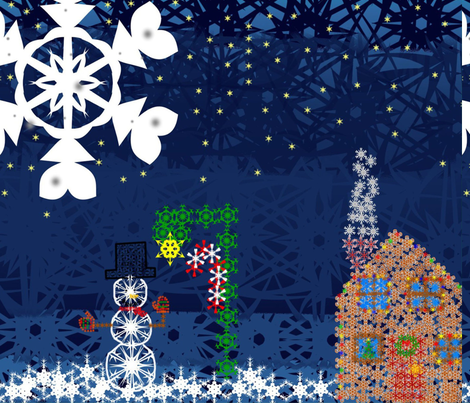 Snowflake_contest_entry fabric by ascphotos&designs on Spoonflower - custom fabric