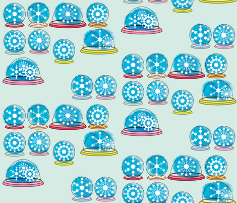 Snowglobes - Ice Blue