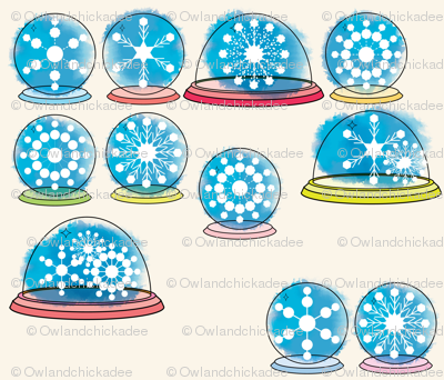 Snowglobes -  Ivory