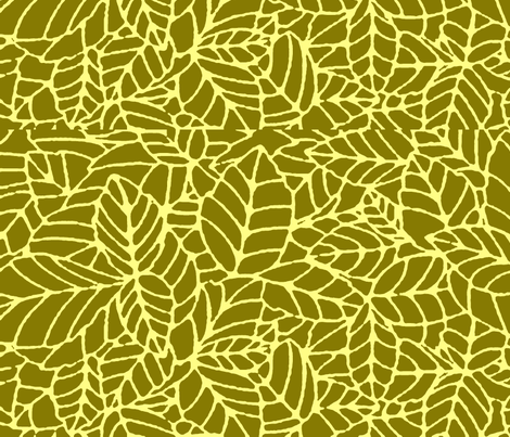 Jungle green fabric by flyingfish on Spoonflower - custom fabric