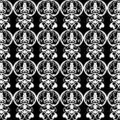Black and White Rococo