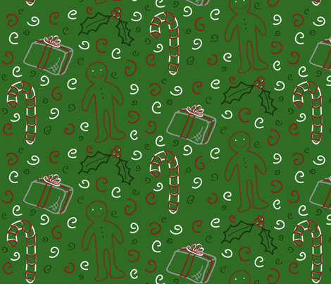 Christmas fabric by gakranz on Spoonflower - custom fabric