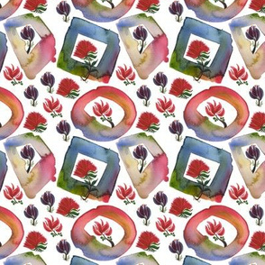 Window Flowers block