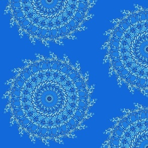 blue plaid flakes