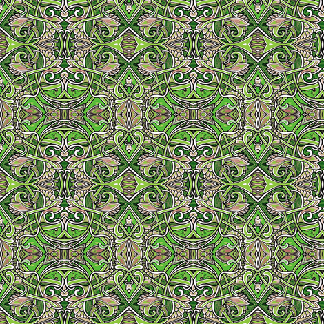 Ivy League Entanglements fabric by edsel2084 on Spoonflower - custom fabric