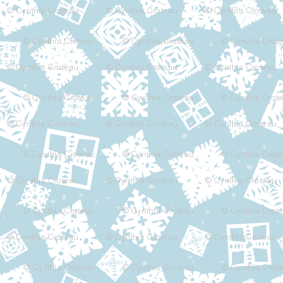 Paper snowflakes