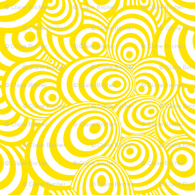 Psychedelic Zebra Yellow