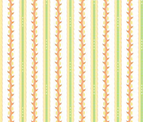 coralstripesmall fabric by sgjprints on Spoonflower - custom fabric
