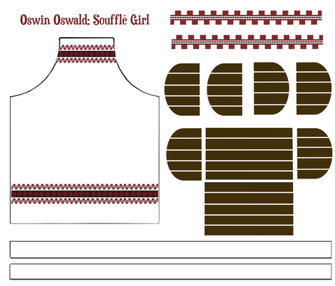 Oswin Oswald: Soufflé Girl fabric by jennofalltrades on Spoonflower - custom fabric