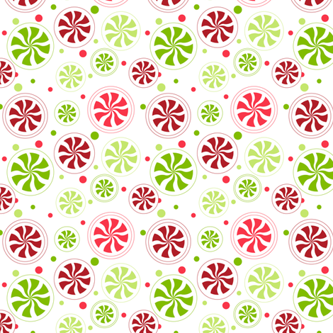 Pepperminty fabric by bethanysdesigns on Spoonflower - custom fabric