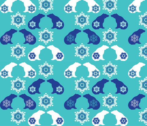 PolarBears fabric by colorthetree on Spoonflower - custom fabric