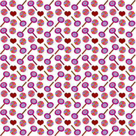 LollypopsAnSpiceHearts fabric by grannynan on Spoonflower - custom fabric