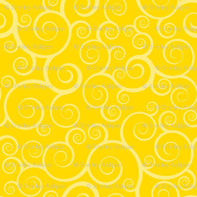 Sweetie Pie Background - Dk Yellow