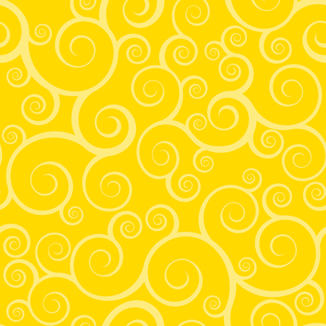 Sweetie Pie Background - Dk Yellow fabric by shelleymade on Spoonflower - custom fabric