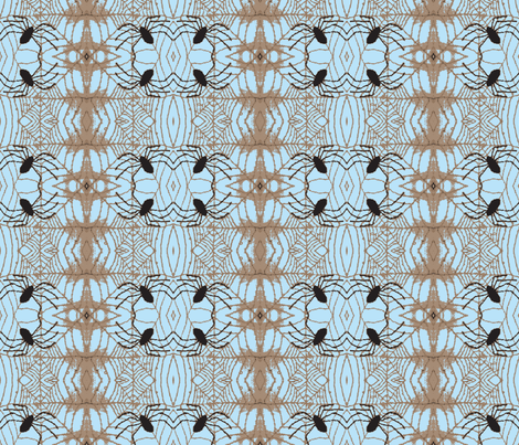 Spider Weave sky fabric by bymarie on Spoonflower - custom fabric