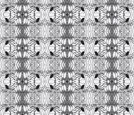 Spider Weave b&w fabric by bymarie on Spoonflower - custom fabric
