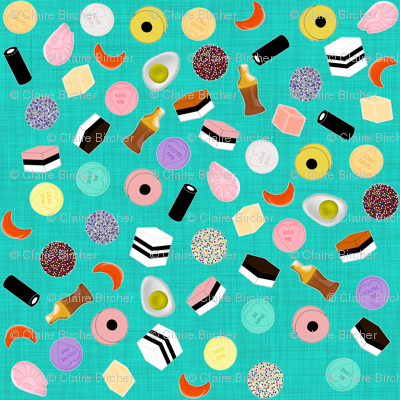 Pocket Money Yummies on Teal