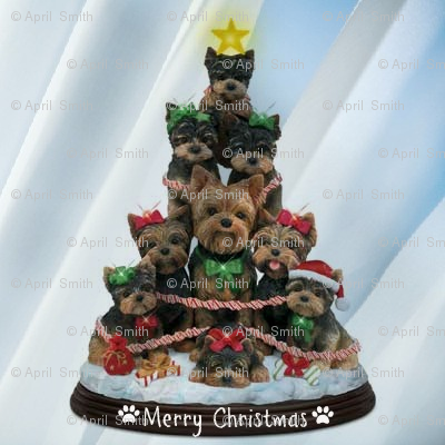 Yorkie Christmas Tree