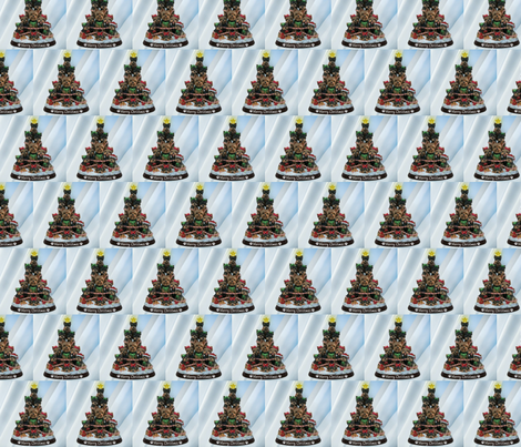 Yorkie Christmas Tree fabric by mysisnme312 on Spoonflower - custom fabric