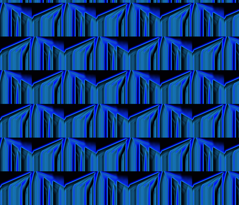 Blue Saw Neon fabric by anniedeb on Spoonflower - custom fabric