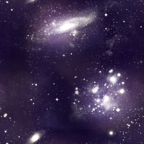 Space fabric by rikkib on Spoonflower - custom fabric