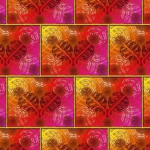 orange circles