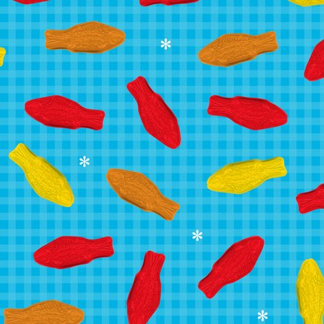 Red Herring fabric by jenimp on Spoonflower - custom fabric