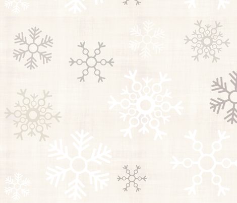 snowflakes-n-glitter fabric by firki on Spoonflower - custom fabric