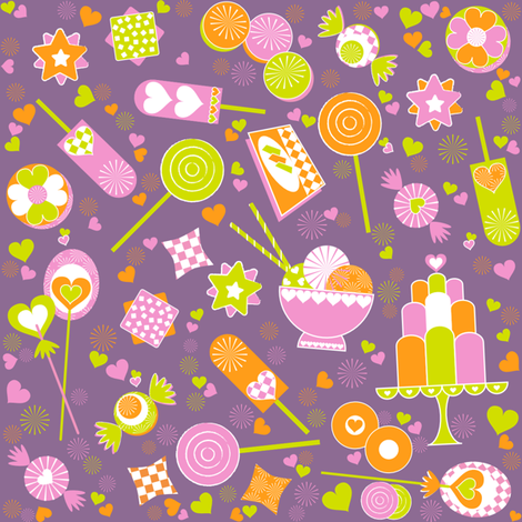 Sweets1 fabric by paula's_designs on Spoonflower - custom fabric