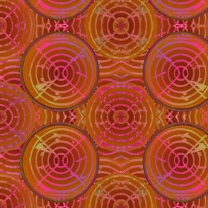 brown circles