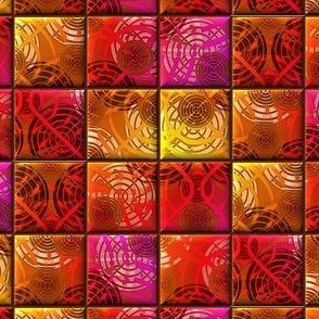 quilted tiles