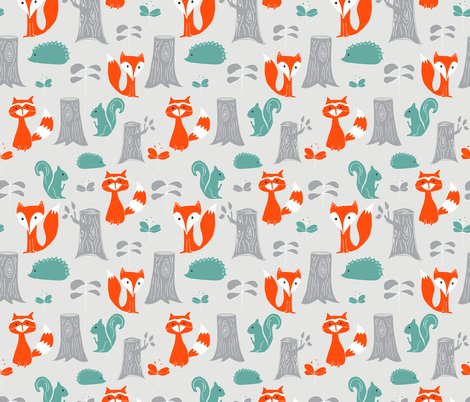 Rwoodland_creatures_scattered_shop_preview