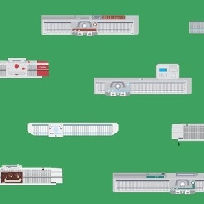 Knitting Machines - leaf