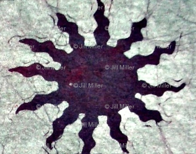 Batik Purple Sun