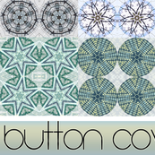 Snowy Button Covers
