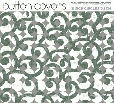 Button Covers Teal