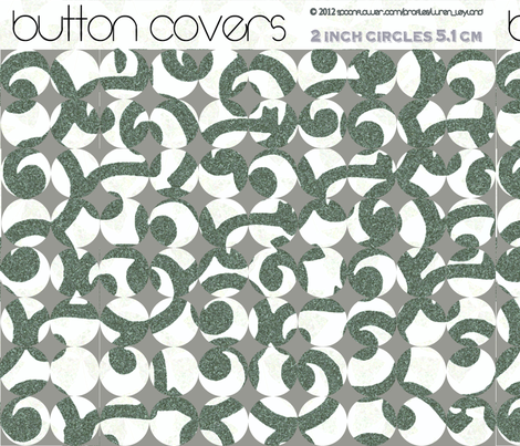Button Covers Teal fabric by wren_leyland on Spoonflower - custom fabric