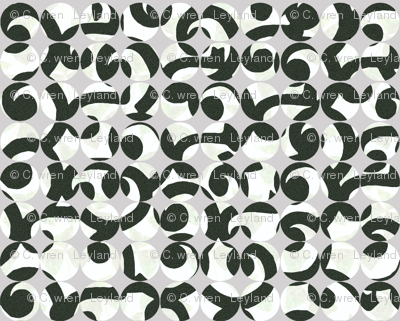 Button Covers in Black and White